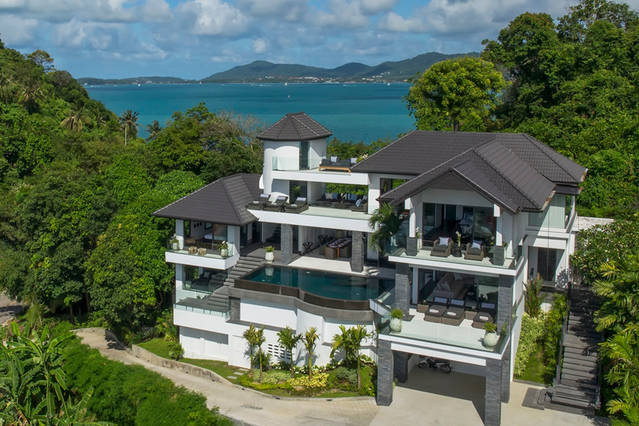 panoramic sea view villa - phuket