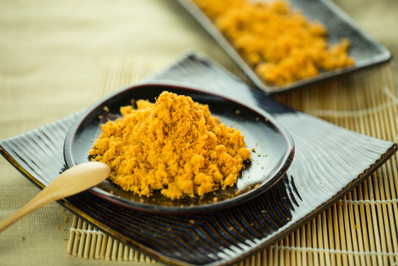 口感酥软的鱼松.